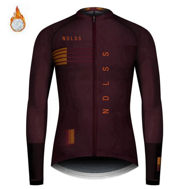 Winter Jacket Thermal Fleece Men Cycling Jersey