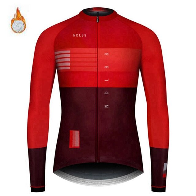 Winter Jacket Thermal Fleece Men Cycling Jersey