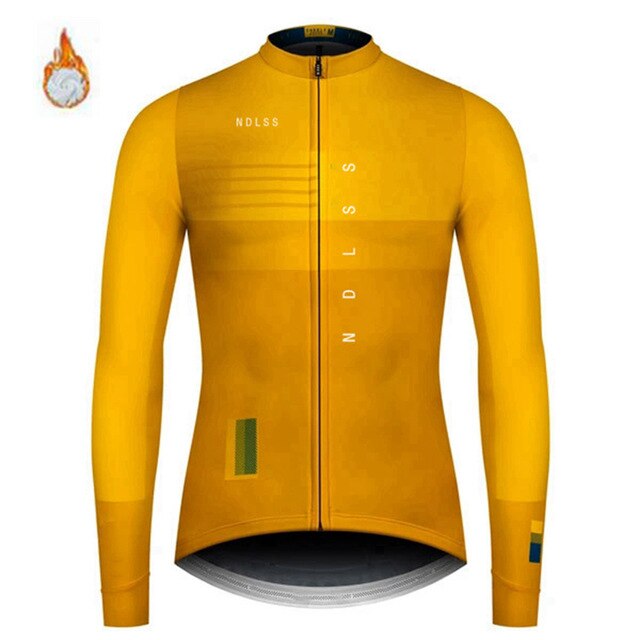Winter Jacket Thermal Fleece Men Cycling Jersey