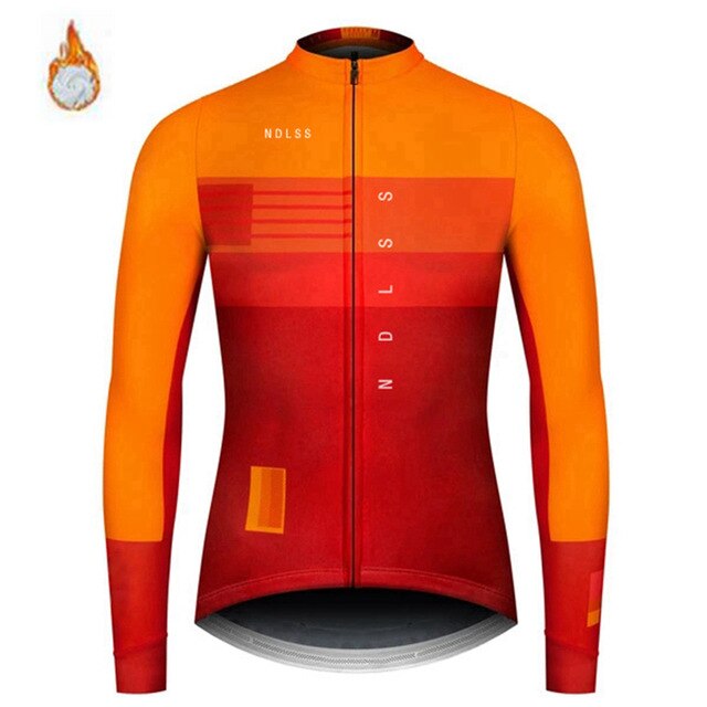 Winter Jacket Thermal Fleece Men Cycling Jersey