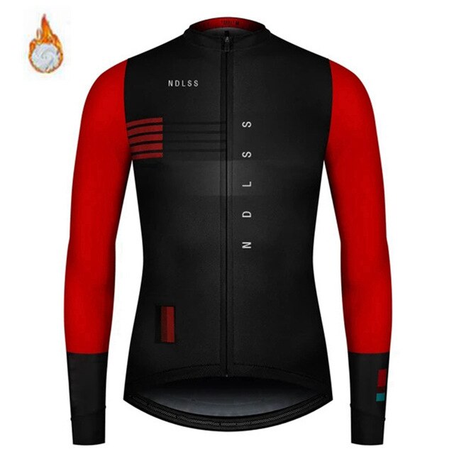 Winter Jacket Thermal Fleece Men Cycling Jersey