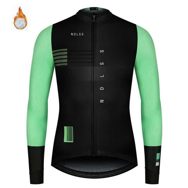 Winter Jacket Thermal Fleece Men Cycling Jersey