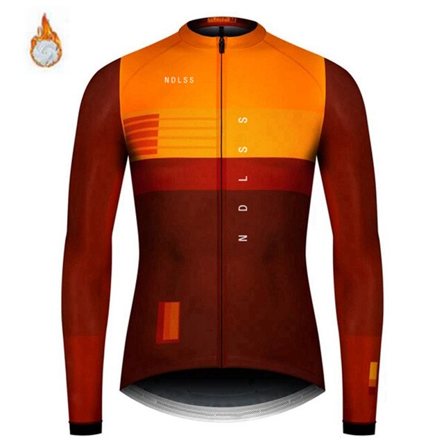 Winter Jacket Thermal Fleece Men Cycling Jersey