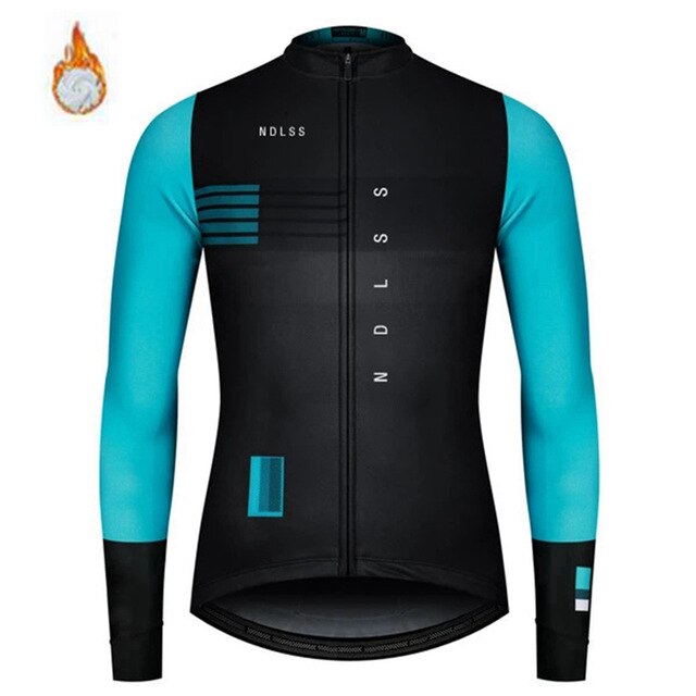 Winter Jacket Thermal Fleece Men Cycling Jersey