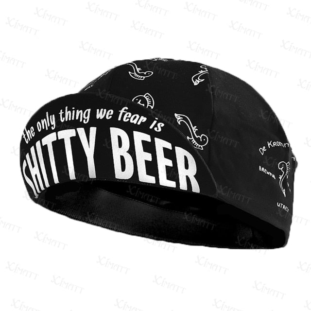 Classic Retro Polyester Black Series Cycling Caps