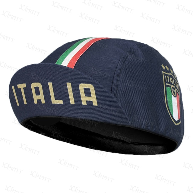 Classic Retro Polyester Black Series Cycling Caps