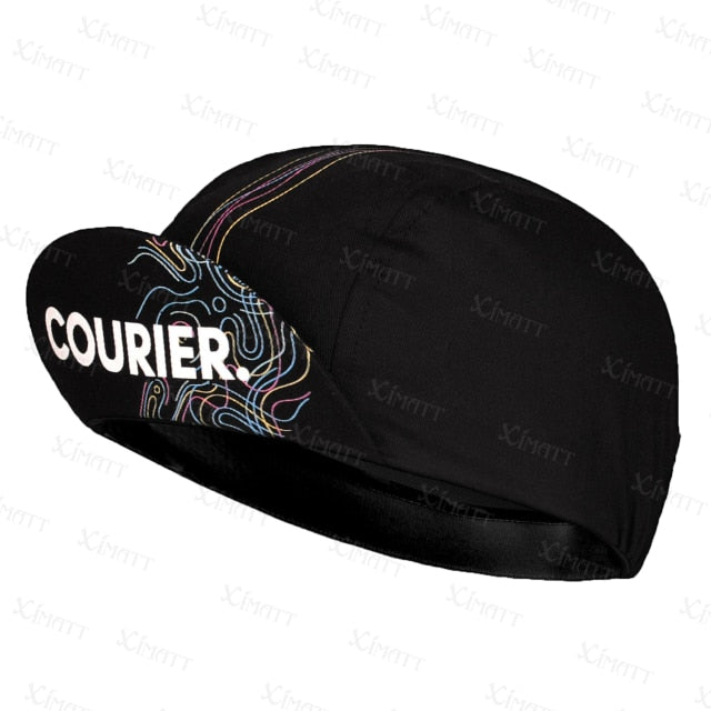 Classic Retro Polyester Black Series Cycling Caps