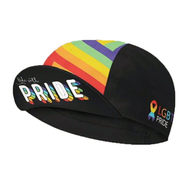 Classic Retro Polyester Black Series Cycling Caps