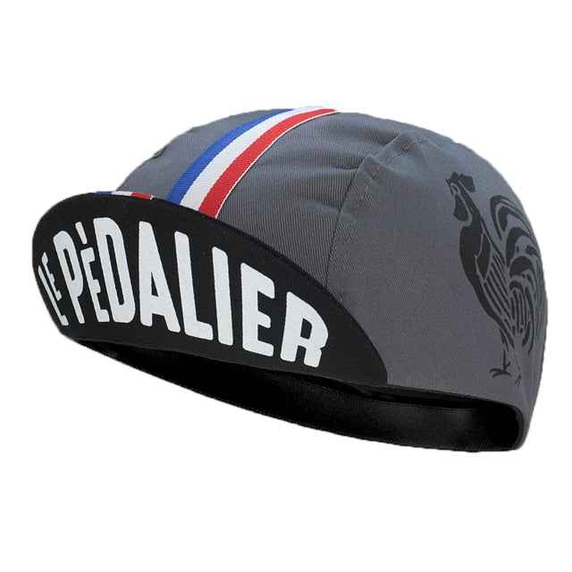Classic Retro Polyester Black Series Cycling Caps