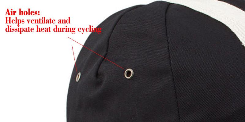 Cotton Cycling Caps Orange Strip Water Ripples Bike Hat Head Wear One Size Fits